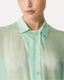 Chic Chiffon Silk Shirt Mint