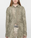 Button Up Printed Blouse