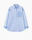 Mazie Blue Combo Shirt