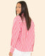 Monroe Shirt Scarlet Stripe