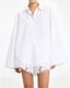 Dua Oversized Floral Lace Shirt