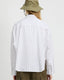 Cropped Pinstripe Shirt