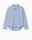 Cropped Work Shirt Chambray