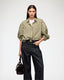 Check Flannel Shirt Oyster Grey