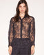 Tish Lace Shirt Navy