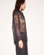 Tish Lace Shirt Navy