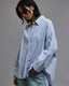 Drop Neck Oxford Shirt