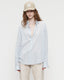 Ribbon Stripe Uniform Shirt