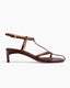 Tee Sandal Bordeaux