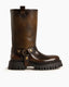Kurt Strap Chunky Boots Brown