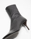 Stretch Leather Ankle Boot