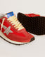 Running Marathon Red Silver