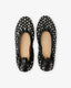 Belna Studded Ballerina Black