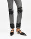 Eyelets Lace Up Mules