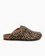 Enclosed Sandal Leopard Beige