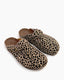 Enclosed Sandal Leopard Beige
