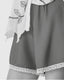 Viscose Twill Lace Shorts Plume