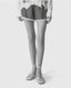 Viscose Twill Lace Shorts Plume
