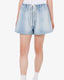 Drawstring Denim Shorts
