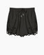 Safa Embroidered Shorts Faded Black