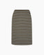 Sasseline Striped Midi Skirt