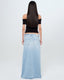 Sandy Long Denim Skirt