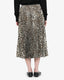 Leopard Pleated Skirt