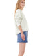 Stripe Denim Mini Skirt
