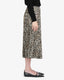 Leopard Pleated Skirt