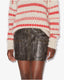 Claudine Faux Leather Mini Skirt