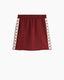 Star Skirt Wine Red