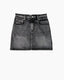 Printed Denim Skirt