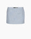 Lula Floral Mini Skirt Sky