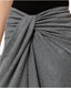 Jeldia Flannel Jersey Skirt Grey