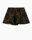 Metallic Cloque Mini Skirt
