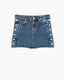 Button Denim Skirt