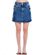 Button Denim Skirt
