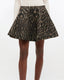 Metallic Cloque Mini Skirt