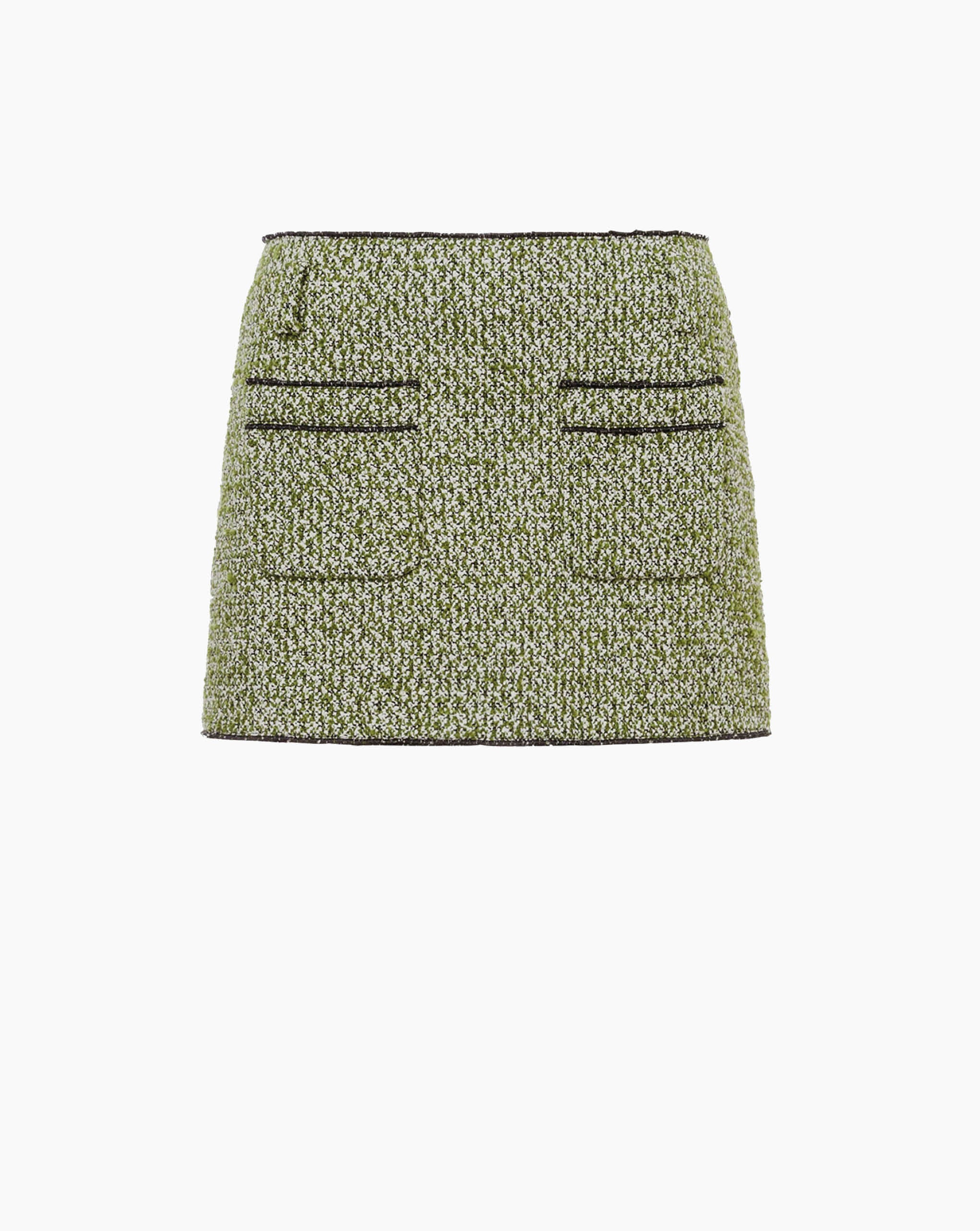 Bouclé Mat Miniskirt