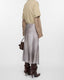 Satin Wrap Skirt