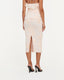 Tasha Flower Mesh Skirt Blush