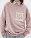 Crewneck Over Pale Mauve