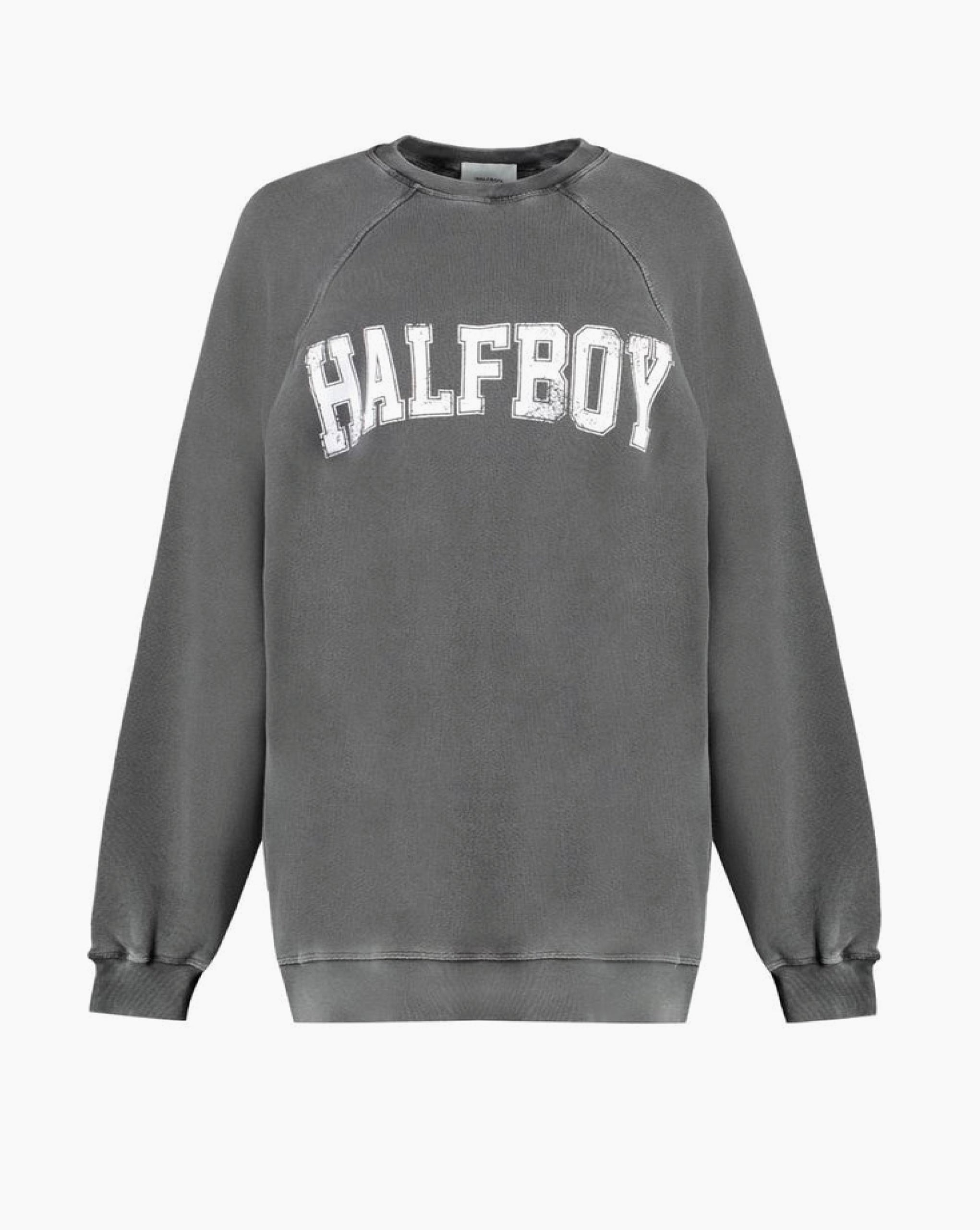 Cropped Hoodie Faded Black