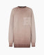Oversized Crew Neck Chicory Coffee