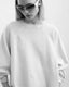 Oversized Crew Neck Chicory Coffee