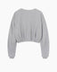 Oblo Cropped Open Back Sweatshirt