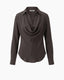Silk Cowl Neck Blouse