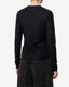 Delesa Flannel Jersey Top Black