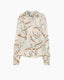 Crown Print Blouse