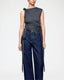 Sleeveless Jersey Knotted Top